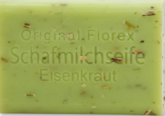 Schafmilchseife eckig 100g, Eisenkraut