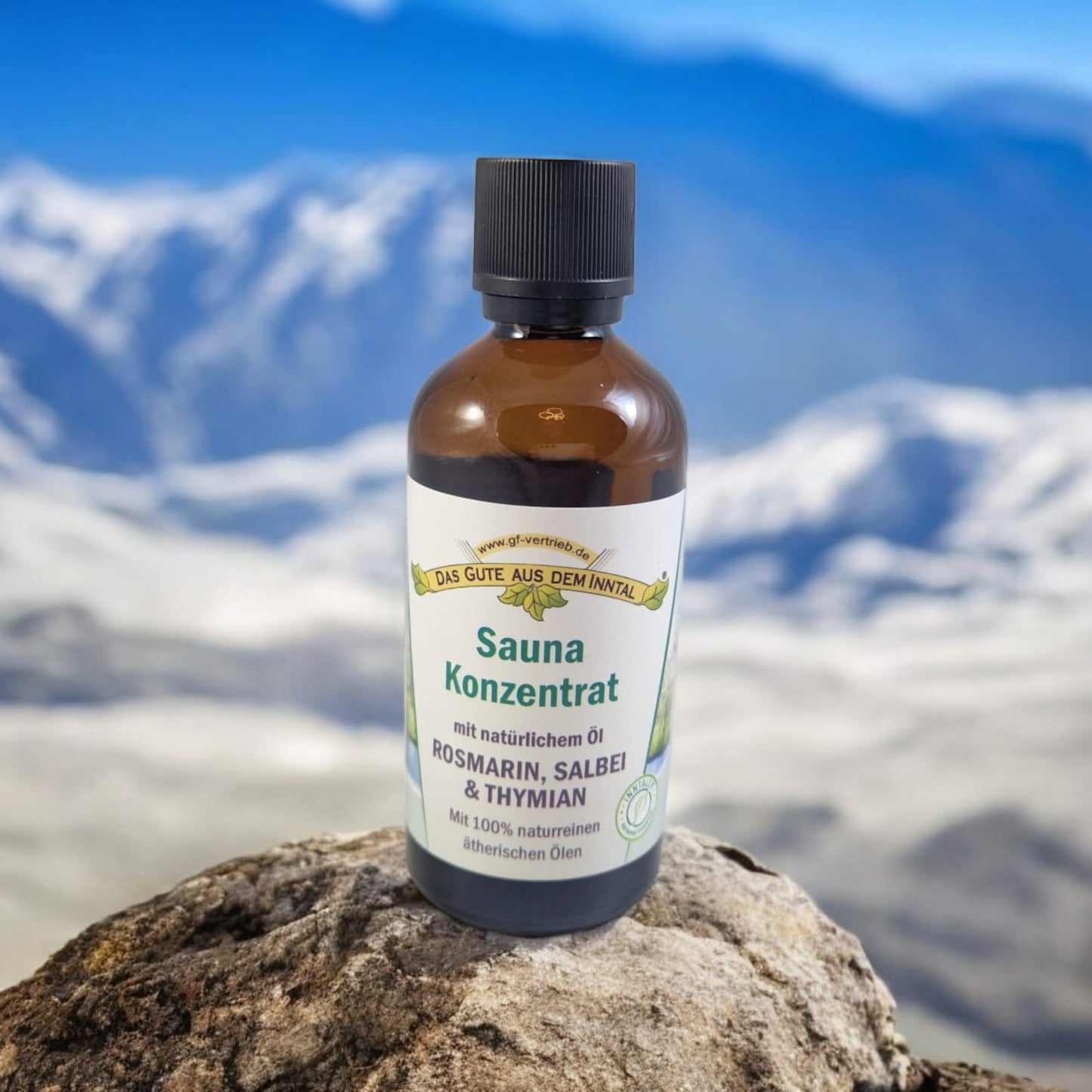 Sauna Konzentrat Rosmarin, Salbei & Thymian 100ml in der Glasflasche