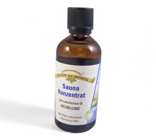 Sauna Konzentrat Heublume 100ml in der Glasflasche