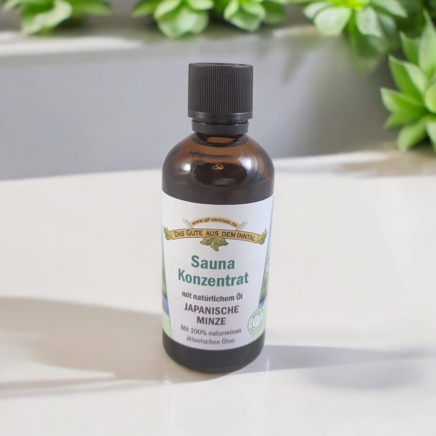 Sauna Konzentrat Japanische Minze 100ml in der Glasflasche